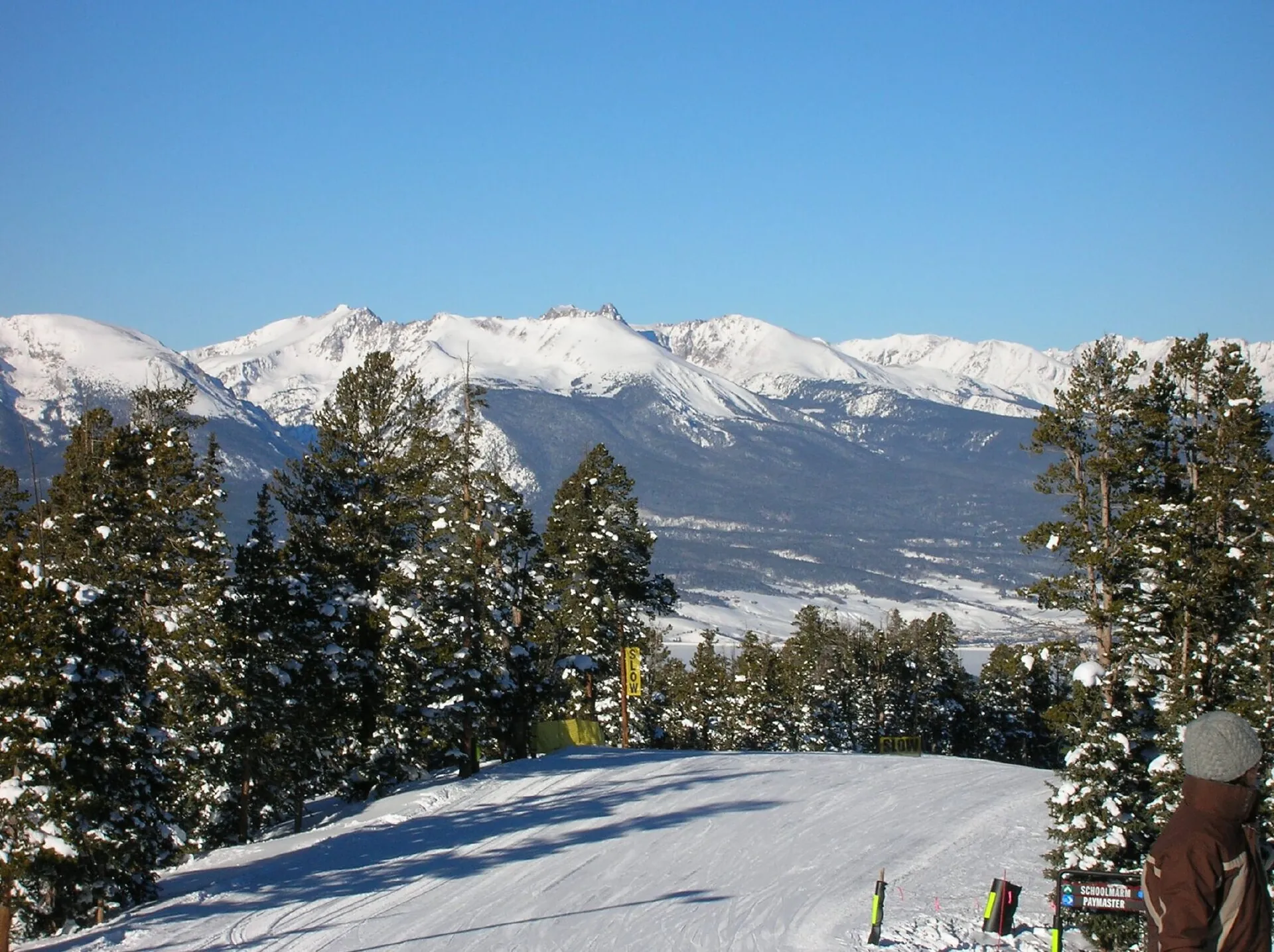 The Tenmile Range from the Schoolmarm trail at Keystone